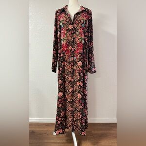 NWT!! SAVANNA JANE Floral Long Sleeve Dress size M
